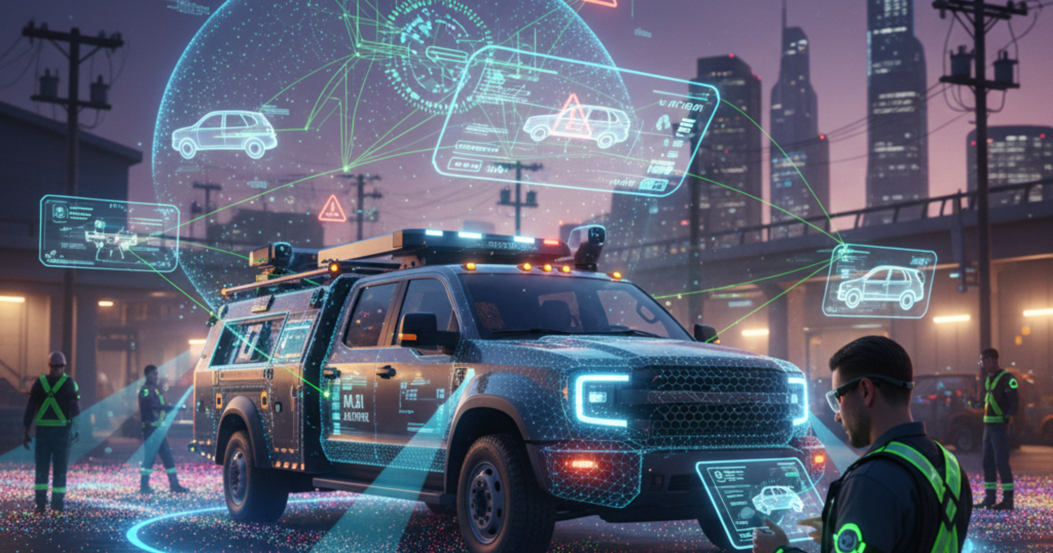 Blog benner image showing Smart TMA truck technology